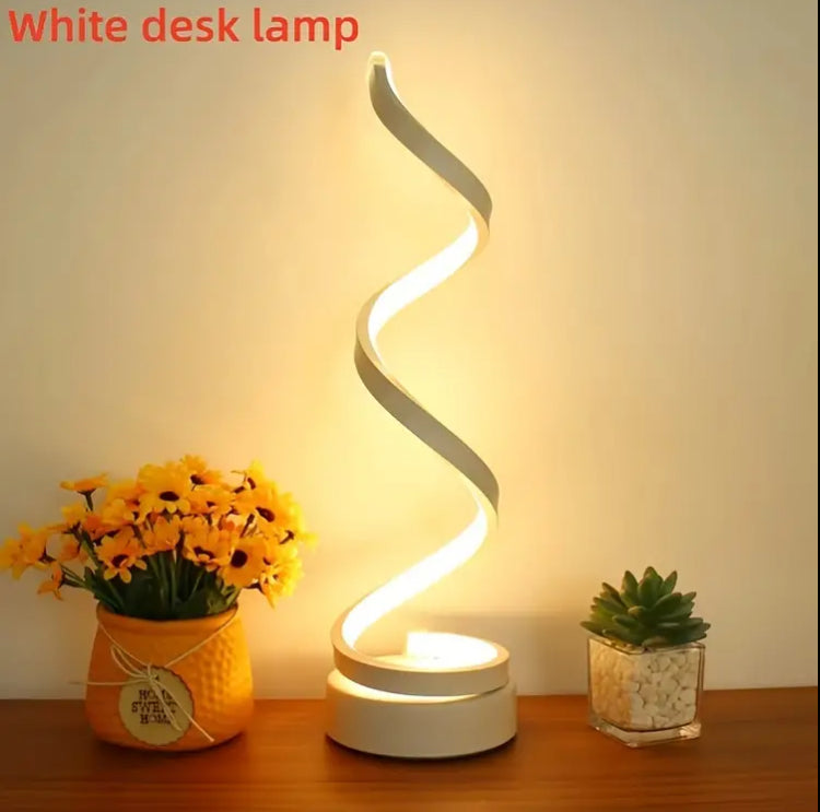 Elegant Spiral Table Lamp