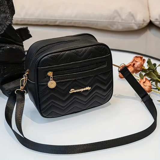 Large Capacity Quilted Crossbody Mini Bag