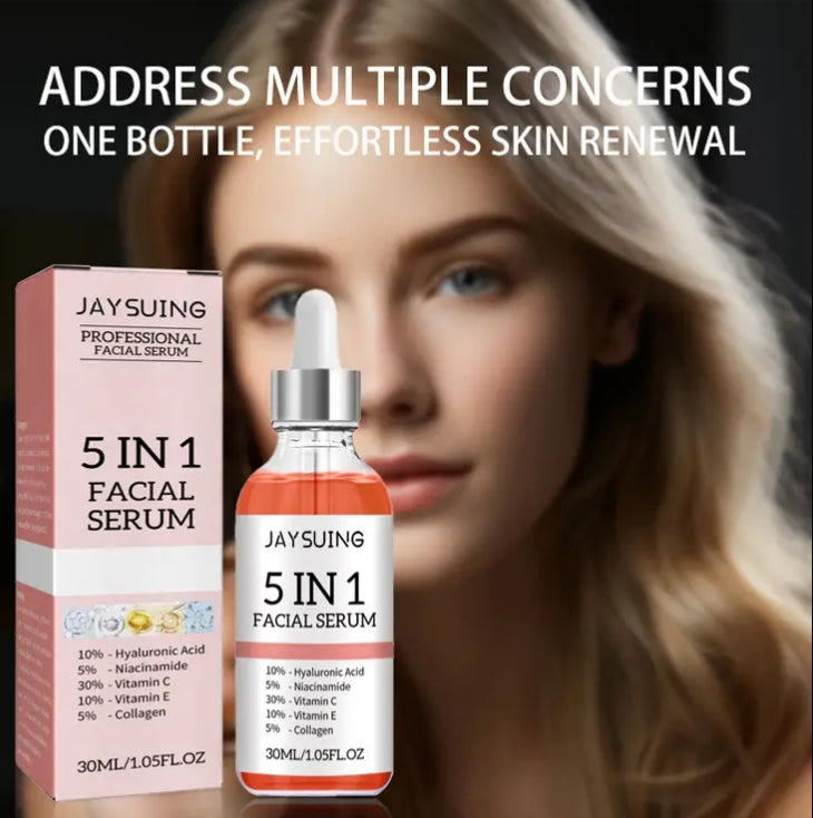 Professional 5-in-1 comprehensive Skincare Solution.