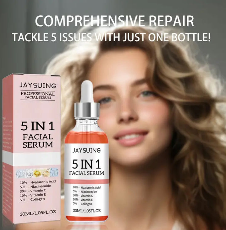 Professional 5-in-1 comprehensive Skincare Solution.