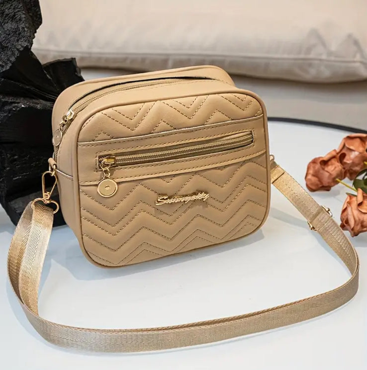 Large Capacity Quilted Crossbody Mini Bag