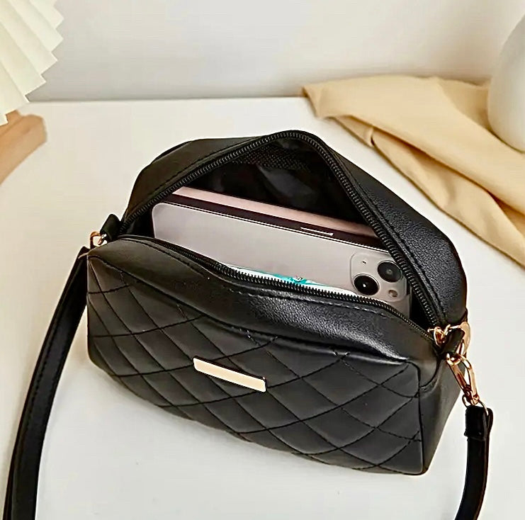 Trendy Plaid Mini Crossbody Bag