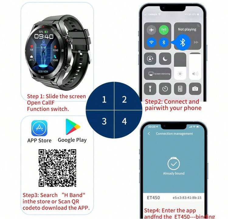 ET450 Health Smartwatch