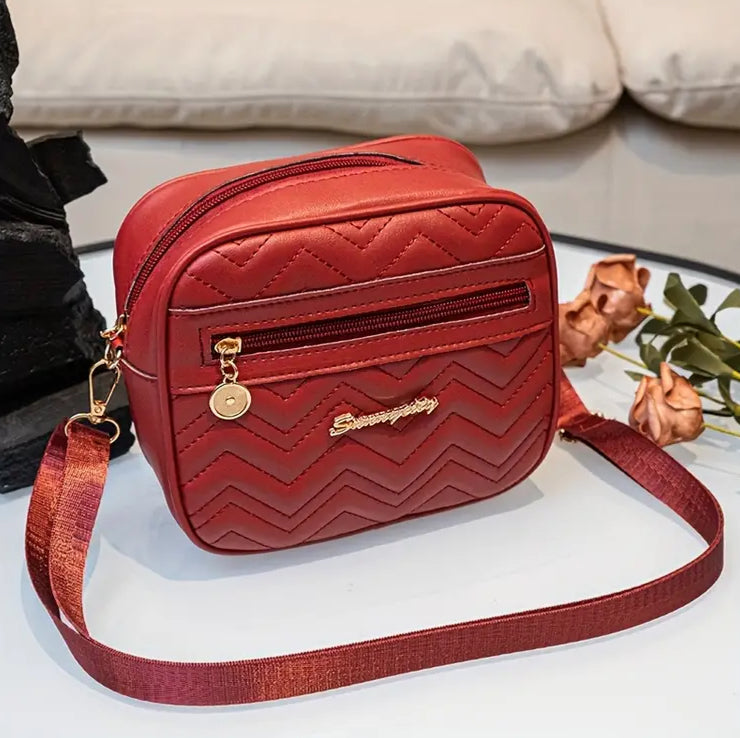 Large Capacity Quilted Crossbody Mini Bag