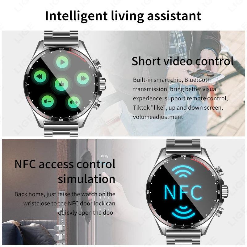 LIGE Business Smart Watch