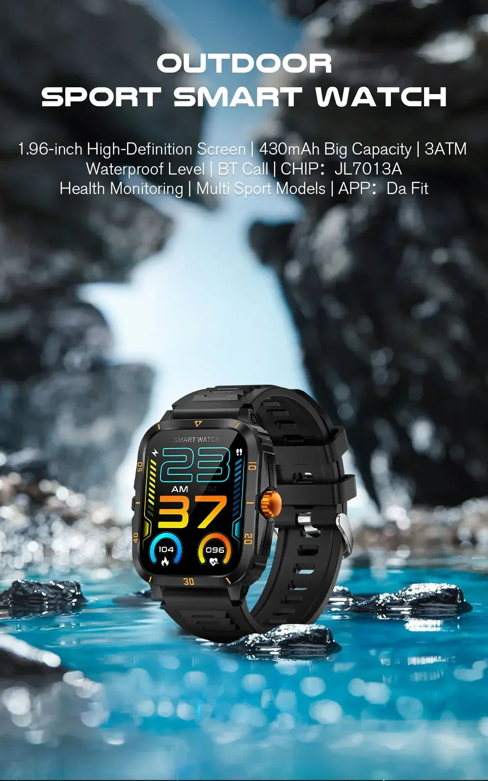 KT71 Waterproof Smart Watch