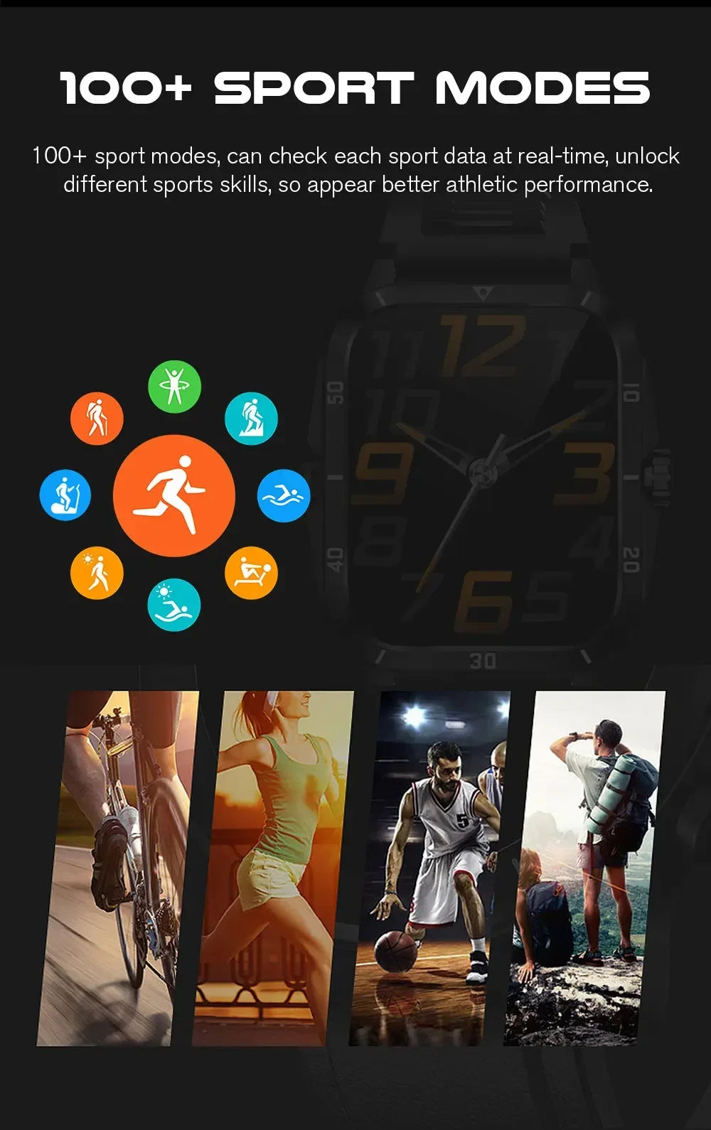 KT71 Waterproof Smart Watch