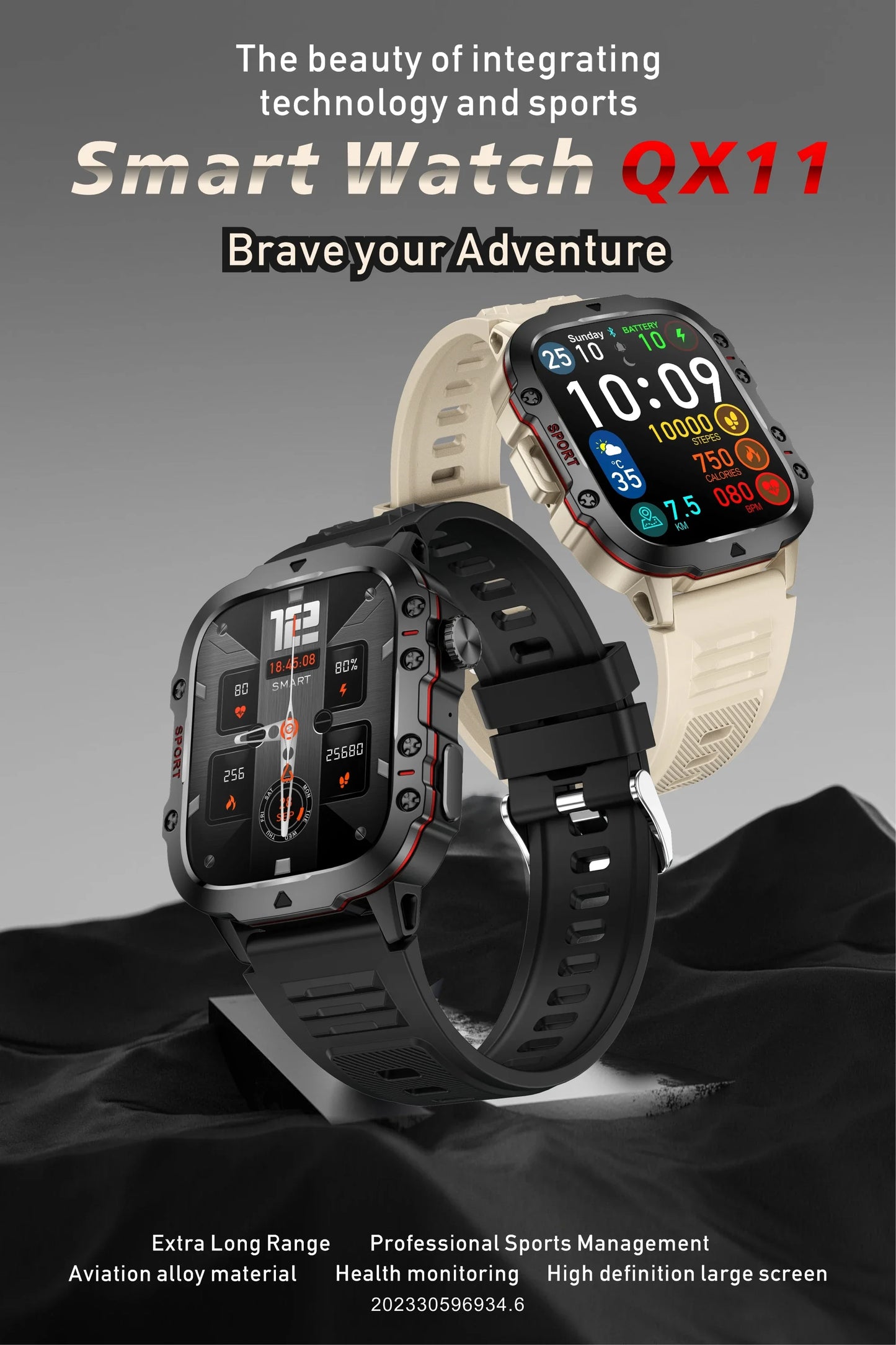 Rugged Military Spec Smartwatch